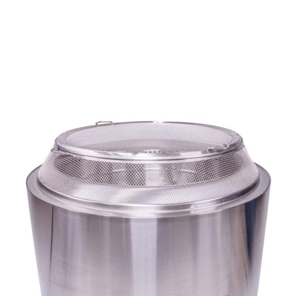 Pantalla protectora contra chispas de acero inoxidable Solo Stove Ranger Shield de 4 pulg. de alto x 15 pulg. de ancho x 16 pulg. de profundidad