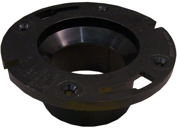 Genova Products 85135 4 X 3 Abs-Dwv Closet Flanges