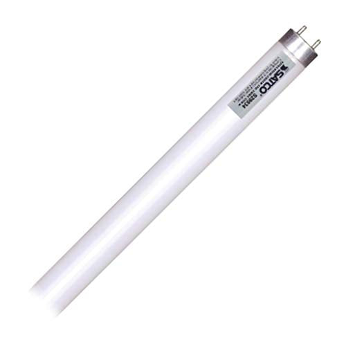 Satco 12 watt T8 LED; Medium bi-pin base; 3000K; 50000 Average rated hours; 1700 lumens
