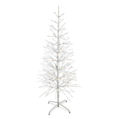 LED Lighted Birch Tree, Warm White & Pure White, 42-In.