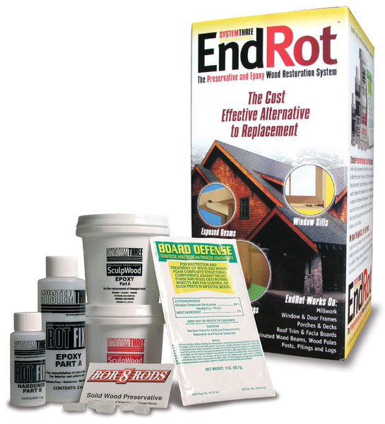 The End Rot Wood Restoration Kit 4005k99 Endrot Kit