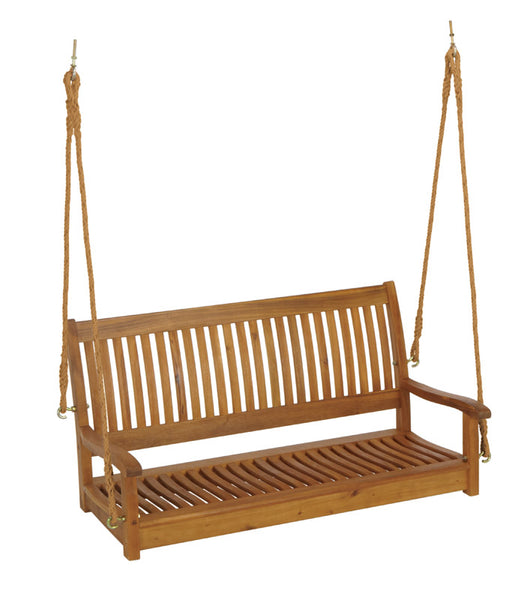 Living Accents Wood Nyatoh Porch Swing