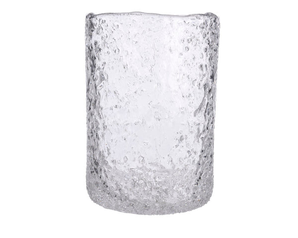 JARRÓN CON VIDRIO ACABADO HIELO