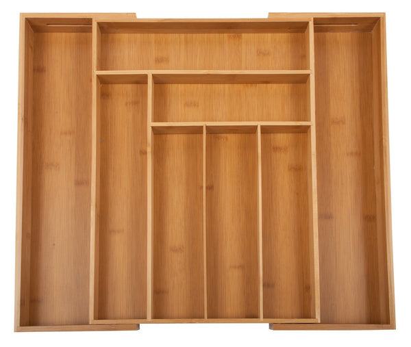 Core Home FWETXL411 2 X 12.8 X 18 Natural Expandable Large Flatware Tray