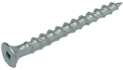 Deck Screws, Galvanized, Coarse-Thread, Flat Bugle Head, #6 x 1.25-In., 50-Pk. (Pack of 5)