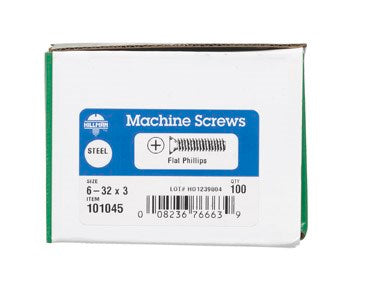 Hillman Zinc Plated Steel Machine Screws