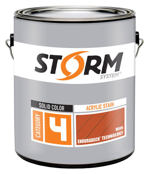 Storm System Enduradeck Solid Tintable Tintable Base Neutral Base Acrylic Exterior Stain 1 gal. (Pack of 4)