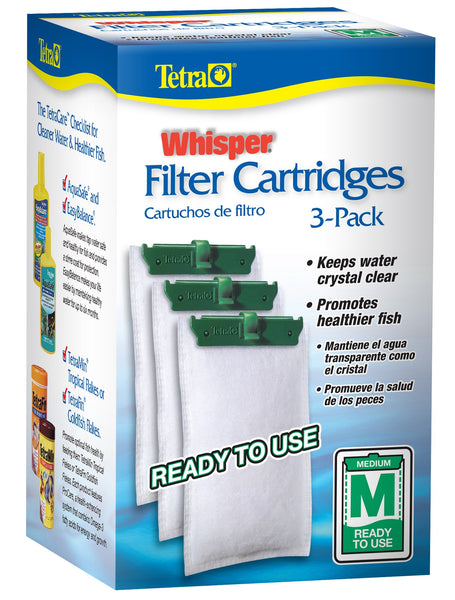 Tetra 26218 Cartuchos de filtro de carbón de tamaño mediano, 5-15 unidades, 3 unidades