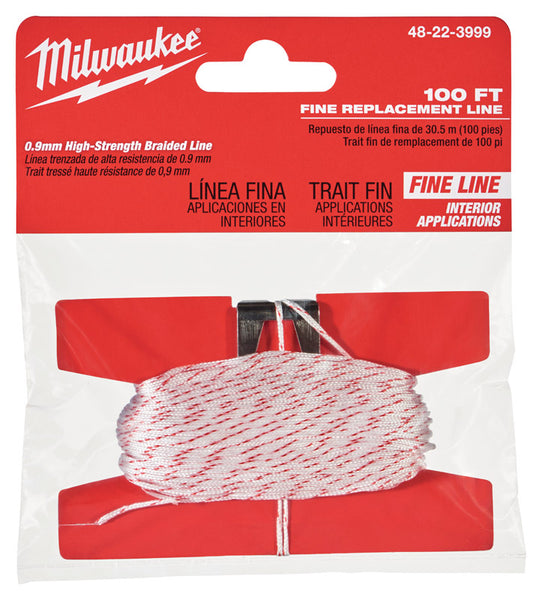 Milwaukee Fine Replacement Chalk String 100 ft. Fine Line