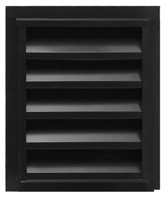 Brida central para rejilla de ventilación a dos aguas, 12 in x 18 in, color marrón