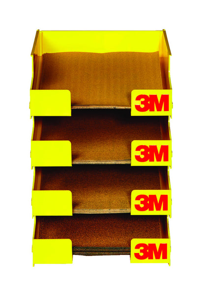 3M 11 in. H x 9 in. W Yellow Sandpaper Tray Racks 1 pk