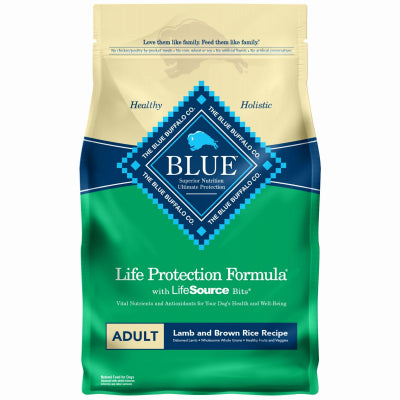 Alimento para perros, cordero/arroz, 6 libras.