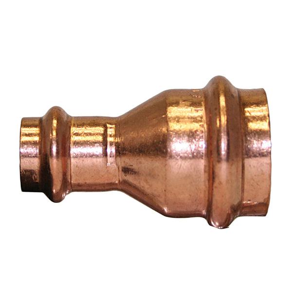 Mueller Streamline 3/4 in. CTS X 1/2 in. D CTS/Press Copper Coupling 1 pk