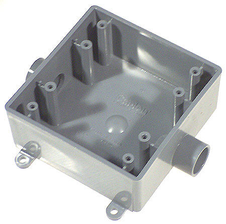 Carlon Lamson & Sessons E9812E-CTN 3/4" Two Gang Boxes