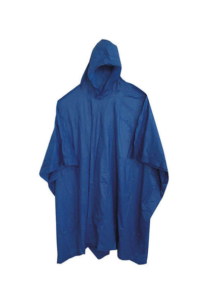 Poncho de lluvia de vinilo Boss Blue, talla única
