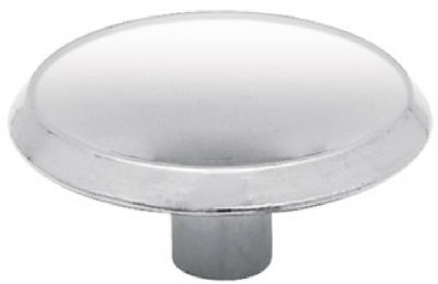 Cabinet Knob, Chrome Plated, 1.5-In. Round (Pack of 12)