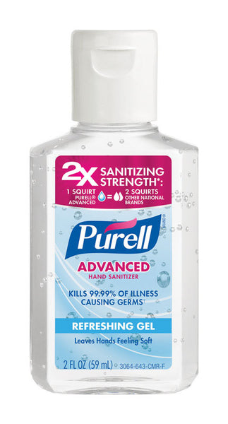 Desinfectante de manos Purell Advanced, gel de 2 oz