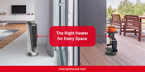 Choose the right heater for indoors and outdoors