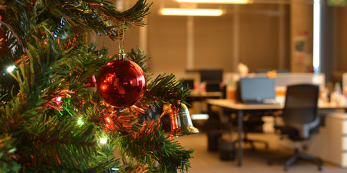 Elevate your office decor with these Christmas decorating ideas