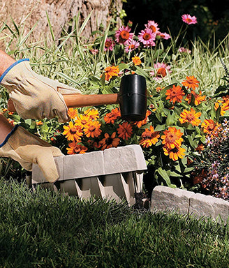 Resin Brown Decorative Garden Border
