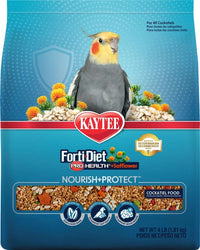 Kaytee Forti-Diet Nourish & Protect Cockatiel Safflower Food 4 lb