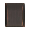 Amerock Candler Rectangle Cabinet Knob 1-1/4 in. D 1-1/8 in. Oil Rubbed Bronze 5 pk