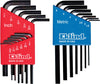 Eklind Metric and SAE L-Handle Hex Key Set 18 pc