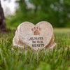 Gerson Always in Our Hearts Paw Print Memorial Stone Porch Decor 1 each (Pack of 12)