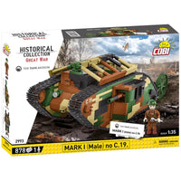Cobi Mark I Male C19 Block Set Plastic Multicolored 878 pc