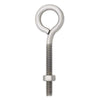 Hampton 5/16 in. x 4 in. L Stainless Steel Eyebolt Nut Included (Pack of 5)
