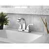 Homewerks Chrome Motion Sensing Modern Centerset Bathroom Sink Faucet 4 in.