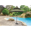 Living Accents Pagoda 9 ft. Tiltable Green Patio Umbrella
