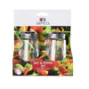 Lifetime Gemco 3 oz Clear/Silver Glass Bevelled Salt and Pepper Set 2 pk