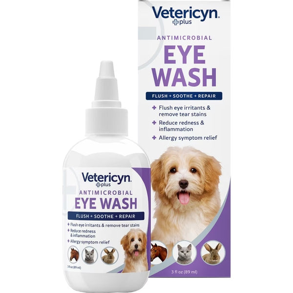 Lavado de ojos para mascotas, 3 oz.