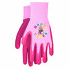 Midwest Quality Glove Mattel Child's Outdoor Polyester Gardening Gloves Pink Youth 1 pair (Pack of 6)