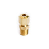 3/16 in. Compression in. X 1/8 in. D MPT in. Brass Connector (Pack of 5)