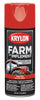 Krylon K01941000 12 Oz High Goss Ford Red Farm & Implement Spray Paint (Pack of 6)