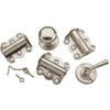 National Hardware Satin Nickel Steel Screen/Storm Door Hardware Set 1 pk
