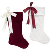 Dyno Red/White Matte W/Bow Christmas Stocking 20 in. (Pack of 12)