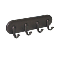 InterDesign 7 in. L Bronze Brown Stainless Steel Small 4-Hook Key Key Rack 1 pk - Deal of The Week