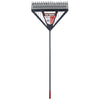 True Temper 71 in. 39 Tine Poly Leaf Rake Steel Handle