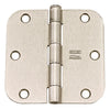 National Hardware 3-1/2 in. L Satin Nickel Door Hinge 12 pk