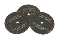 Forney 1-1/2 in. Fiberglass Round Reinforced Cut-Off Wheels 3 pc