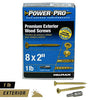 Hillman Power Pro No. 8 X 2 in. L Star Flat Head Premium Deck Screws 1 lb 153 pk