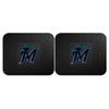 MLB - Miami Marlins Back Seat Car Mats - 2 Piece Set