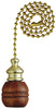 Westinghouse Antique Brass Wood Pull Chain