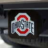 Ohio State University Black Metal Hitch Cover - 3D Color Emblem