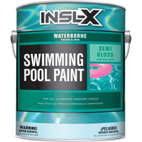 Insl-x Semi-Gloss Ocean Blue Water-Based Acrylic Pool Paint 1 gal.