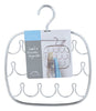 Spectrum 12-1/4 in. H X 1/4 in. W X 10-1/2 in. L Chrome Scarf Holder