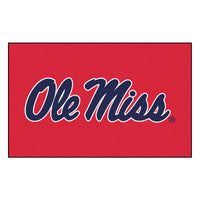 University of Mississippi (Ole Miss) Red Rug - 5ft. x 8ft.